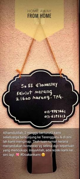 Se SE d'Homestay Kelulut Marang